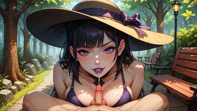 BONUS PHOTOS - Your GF Sucks Your Tiny Cock in The Park