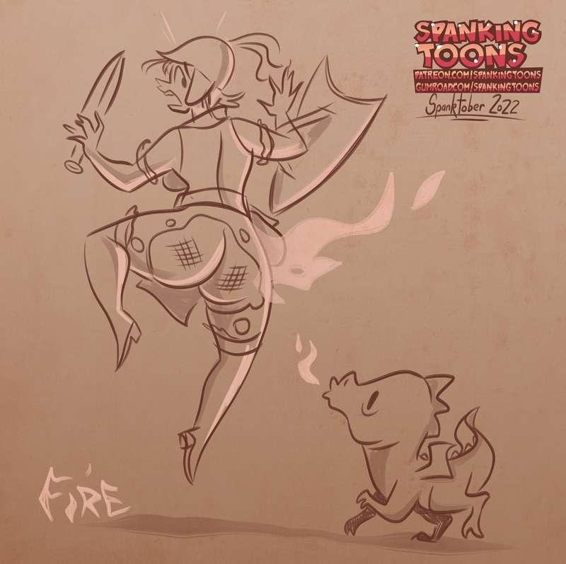 Spanktober22 - 14. Fire