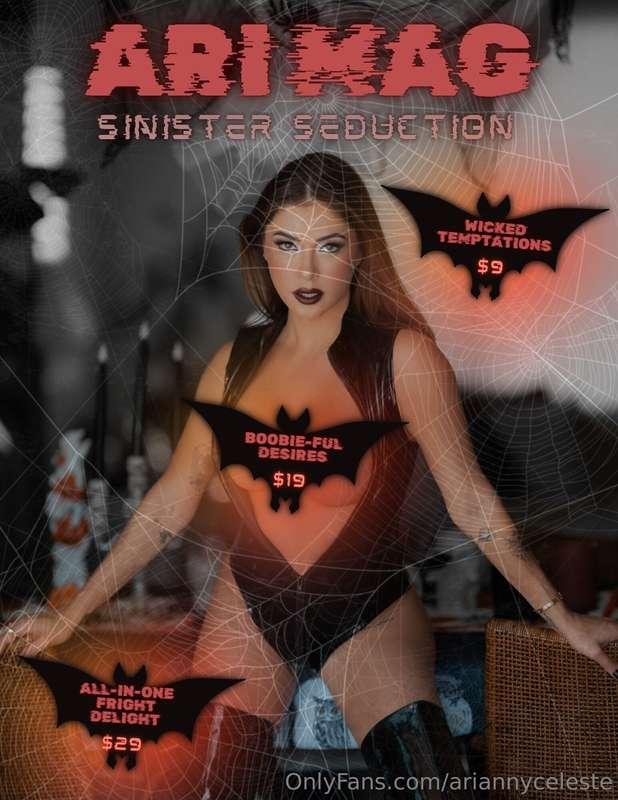 ARI MAG INTRODUCES: SINISTER SEDUCTIONS 😈🫦 Every tip will re..