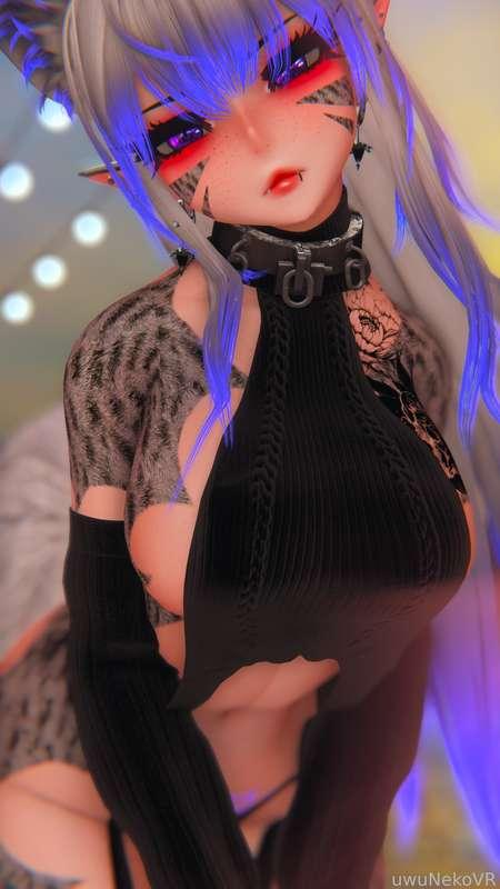 You want me to hug your face you said?~🖤

 &gt;~~~~~~~~~~~~~~~~~~~~~~~~~~~~~~~~&lt;

Links~ linktr.ee/nekoyaki

#VR #VRChat #hentai #anime #Vtuber #femboy #lewdtuber #ass #booty #fyp #free 
