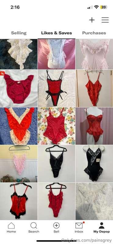 I’d love to have more 80s lingerie to take pics and vids in