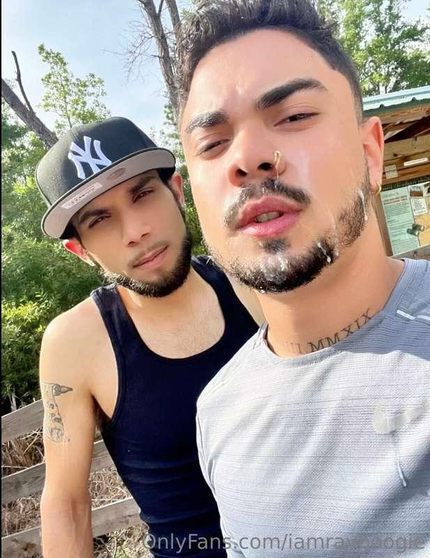 When he gave me a big facial with his little dick