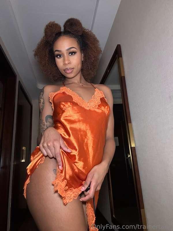 Channeling my inner goddess as I slip into something silky a..