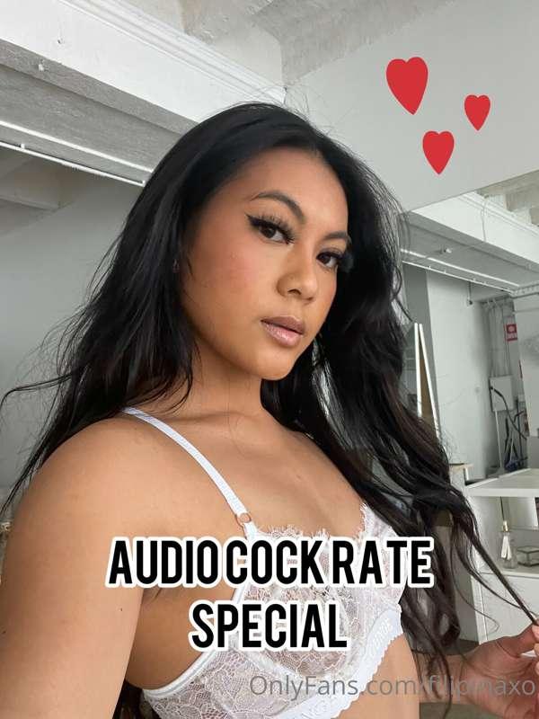 **‼️ AUDIO DICK RATES ‼️**
🔊🔊🔊🔊🔊🔊🔊🔊🔊 

$10 TODAY ONLY 👀💬 lis..