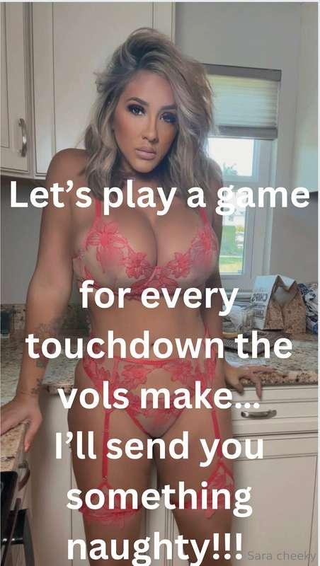 Wanna play a game?!! Tip $10 to enter my gameday game for to..