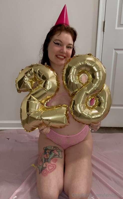 Starting the birthday celebration off right! Happy (almost) ..