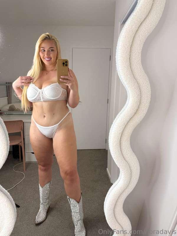 How would you like this cowgirl to ride you… from the front ..