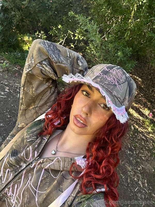 Shooting content in the woods 🤭 
How wild of me 😏