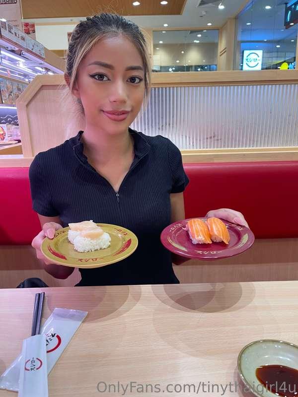 Sushi or me? Or both? 🤭🤭🤭
