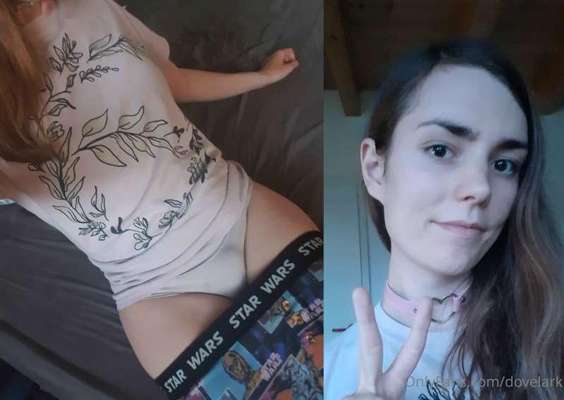here's a quick selfie and view of my little present for you ..