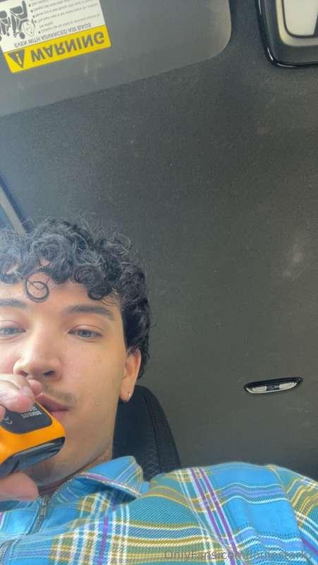 New jerk off in my car vid