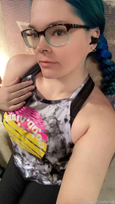 Full today. #fyp #workout #exercise #hucow #lactation #lactationkink #lactating #hugetits #naturaltits #nerdy 