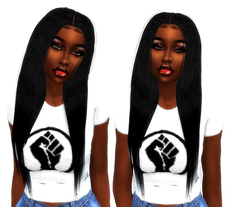 kinky straight hair