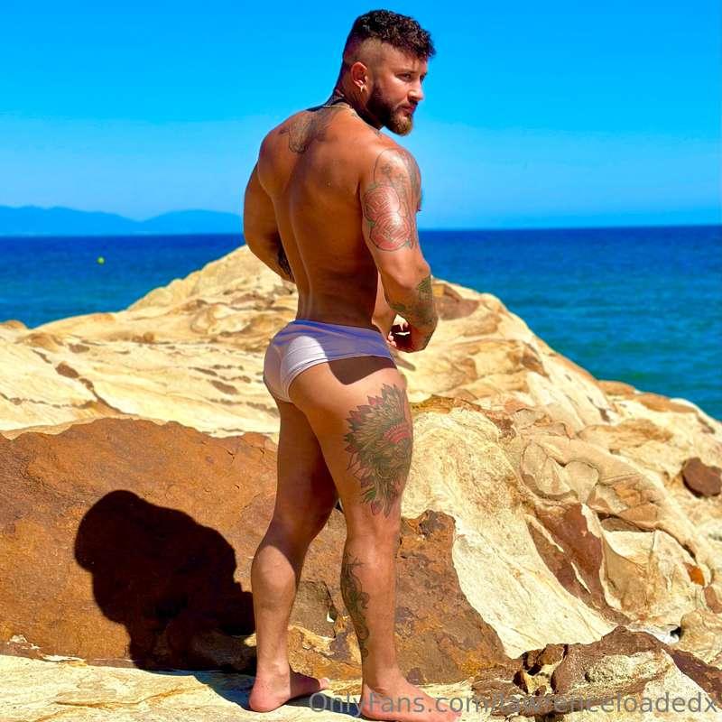 Hanging out at the beach.