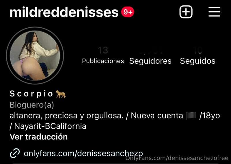 Nuevo Instagram❤️ @mildreddenisses