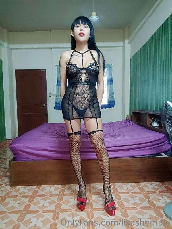 Do you like black lingerie?