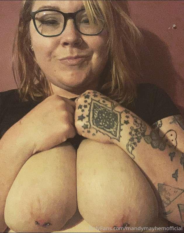 I got my nipples pierced today!