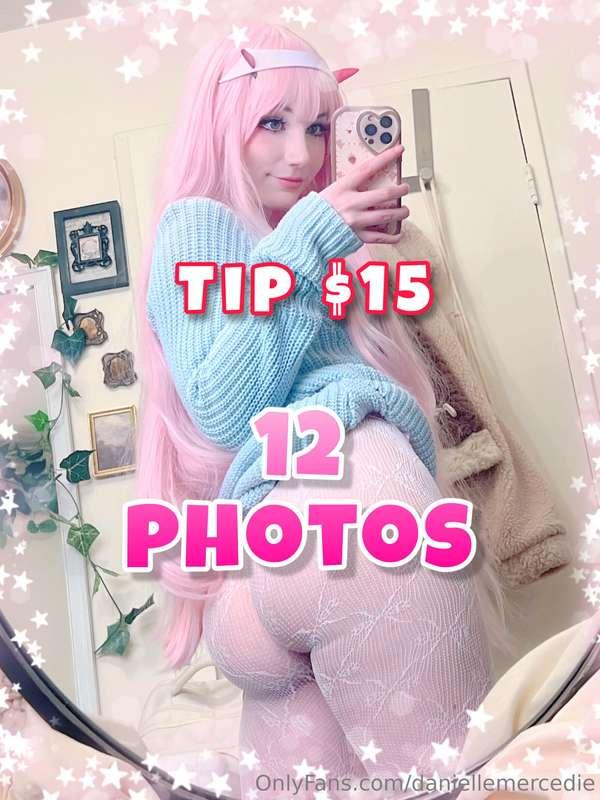 Who wants more zero two??? 😋~ Tip $15 ~