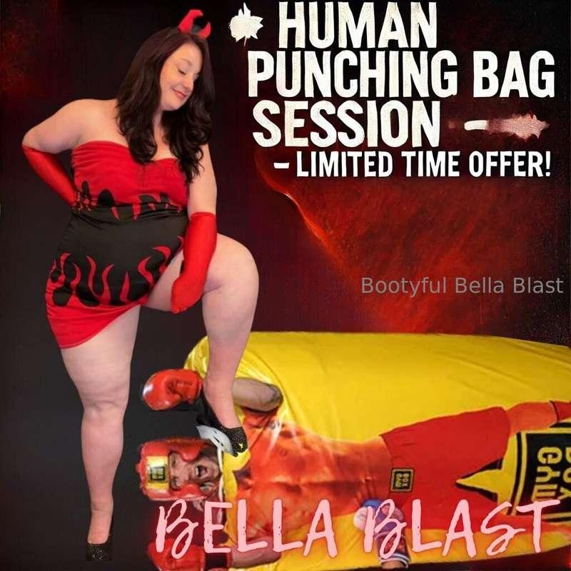 🔥 Discounted “Human Punching Bag” Session – Limited Time Off..