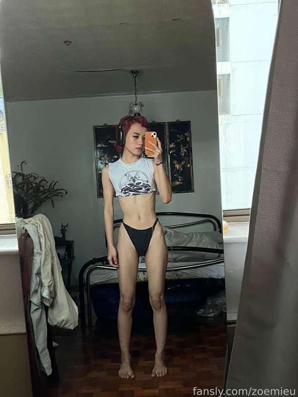 Hi, I’m ur boyish little Filipina slut 🖤 do u like girls with piercings and/or tattoos? I’m definitely getting a full sleeve and a thigh tattoo in the future 😃 probably a tongue and lower lip piercing too. It’s my way of expressing myself besides being horny on the internet so pls stop telling me to remove them :P

#fyp #Asian #Filipina #shorthair #pierced #skinny #petite #smalltits #ass #feet