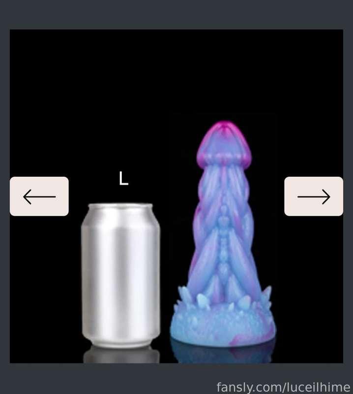 These are UP ON MY THRONE WISHLIST! 
I picked LARGE for both of them
Who wants to see these try to fit inside of me? Idk if they will! Im nervous 👉👈😳😳💦💦
Whoever gets me the double oenetration dildo will get a free video of me using it and Cumming (however long it takes 😈😈)
I WILL MODEL and send xxxclusive content your way if you get anything off my wishlist ♡ 