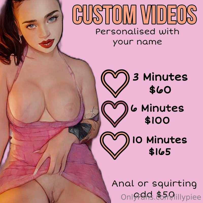 CUSTOMS ⭐️🌈 I'll do anything you want baby just TIP & send m..