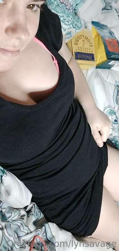 Laying in bed feeling a bit naughty waiting for my bf to get..