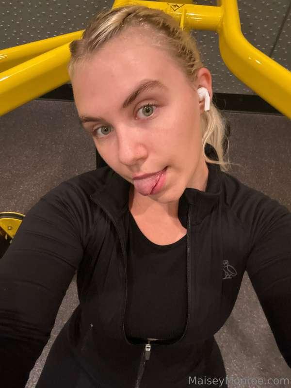 in the gym early today, you working out today??