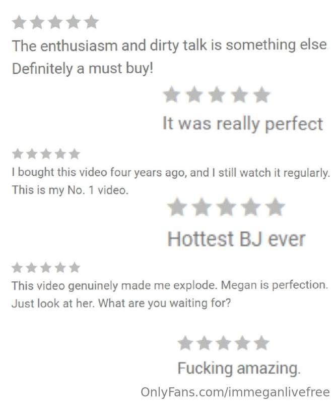 Some of your reviews after watching the exclusive videos ava..