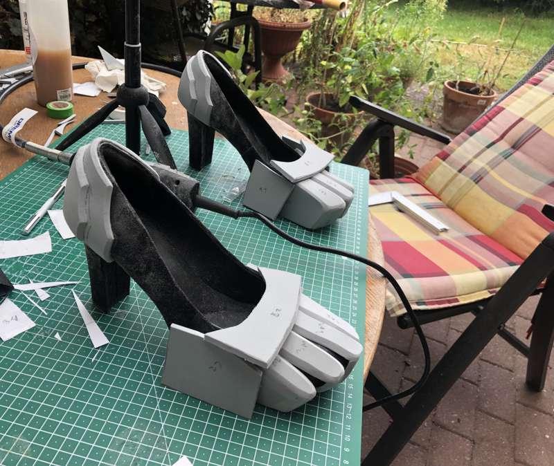 Currently crafting shoes for Miruko!