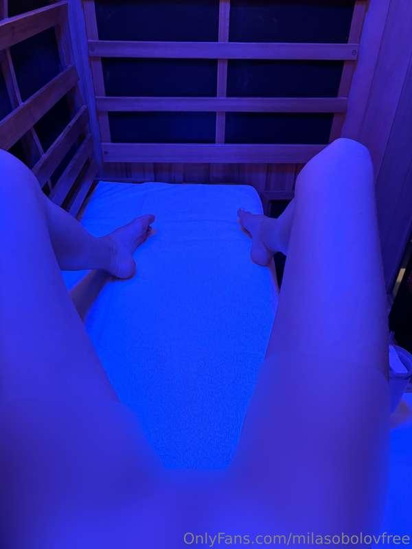 the kind of fun we could have in the sauna 😏 I wonder, who w..