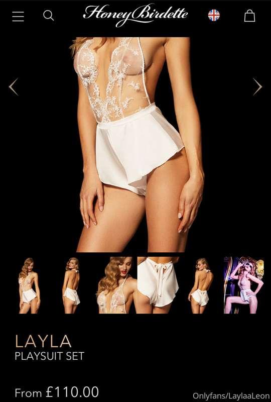 Honey Birdette has a playsuit called LAYLA. As you can predi..