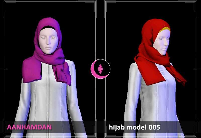 AANHAMDAN HIJAB MODEL 005