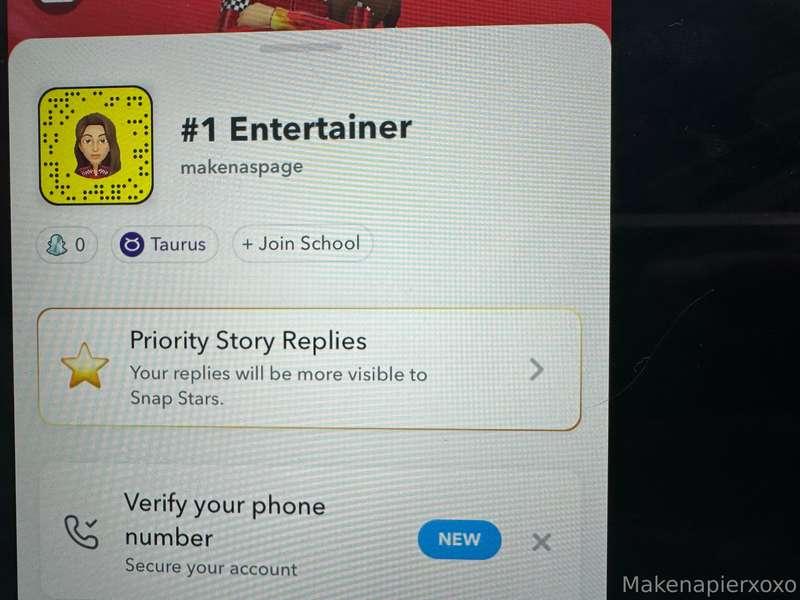 My Snapchat got deleted add me new one makenaspage
