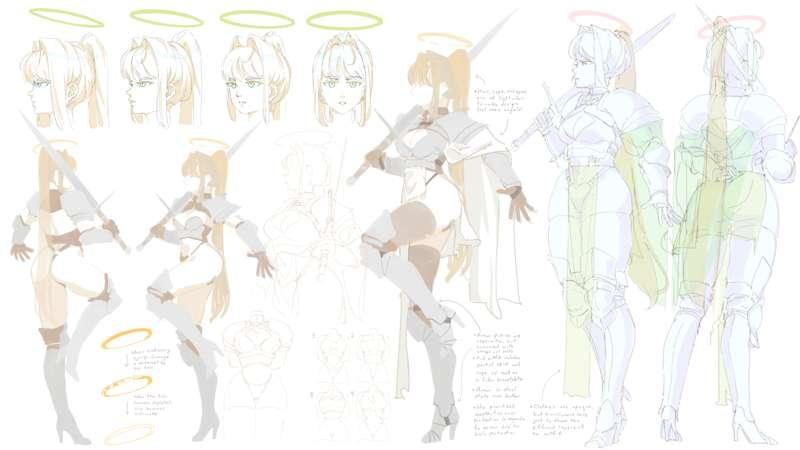 New OC concept - some sketches