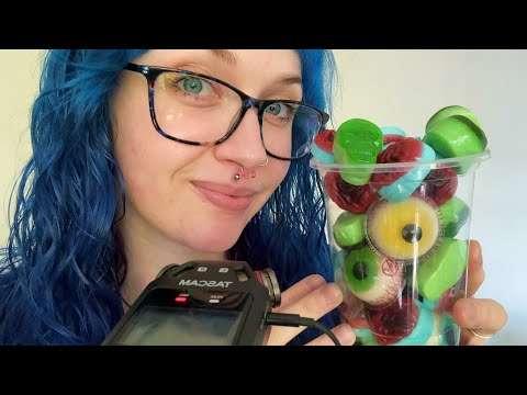 📣 EARLY ACCESS 📣 ASMR Eating HALLOWEEN Gummy Candy 🍬 [Brains🧠Skulls💀 & Eyeballs 👁️