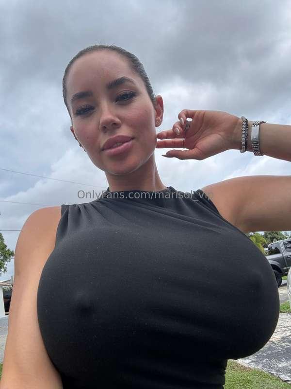 My boobs are feeling extra sensitive today… maybe it’s becau..