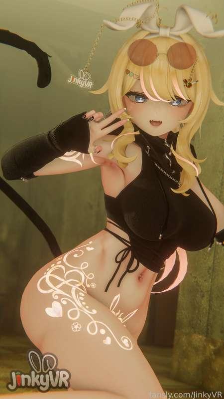 Meow.

📸 Single Photo 📸
___________________

allmylinks.com/jinkyvr

| #fyp #VR #anime #hentai #lewdtuber #vtuber #vrchat #Jinky |