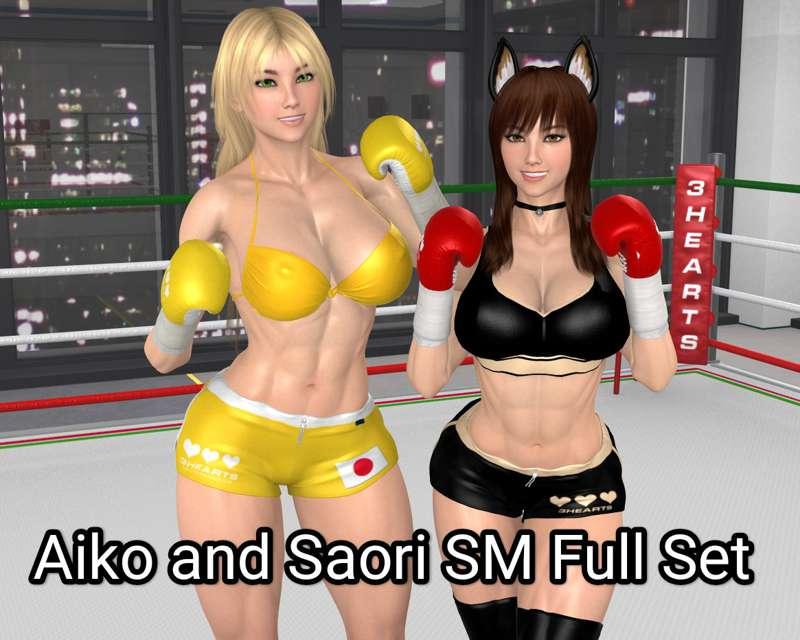Gumroad Full Set: Aiko vs Saori Strip Match