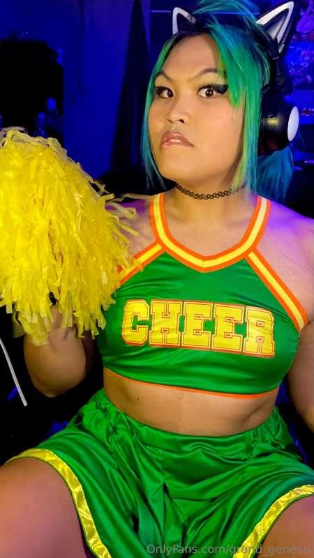 I’ve always wanted to be a cheerleader!! I think that I natu..