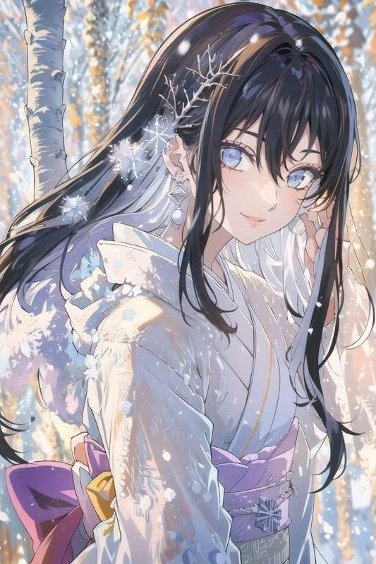 虚構推理　雪女　通常、透け透け、半脱ぎ、s●x　70枚