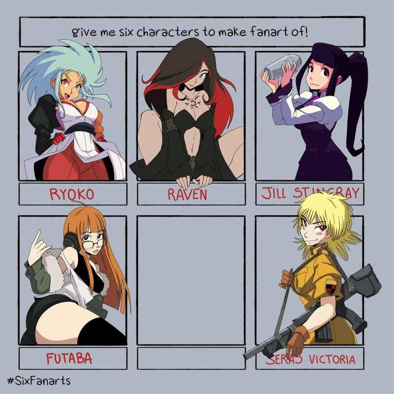 #6fanarts challenge
