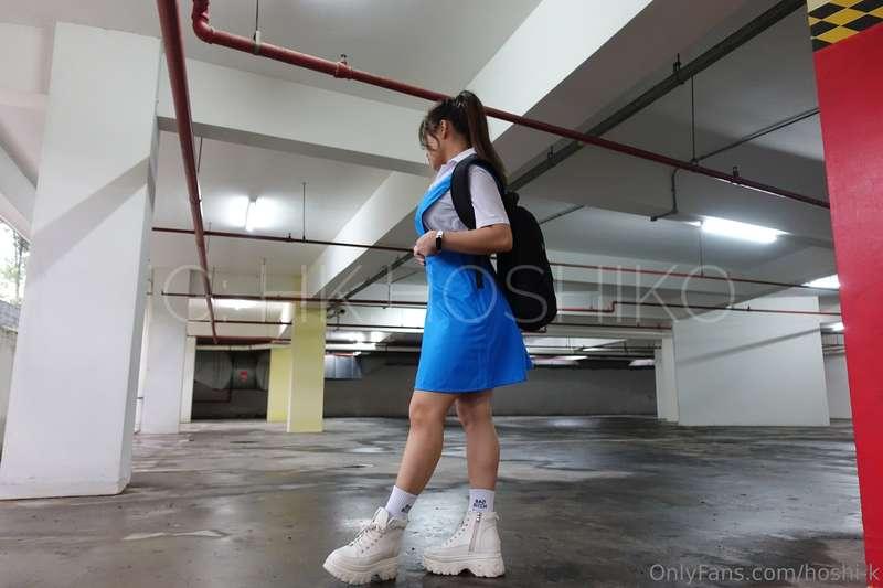 Sch00l gurl photoshoot. Of course they are coming off!😏  学生妹..