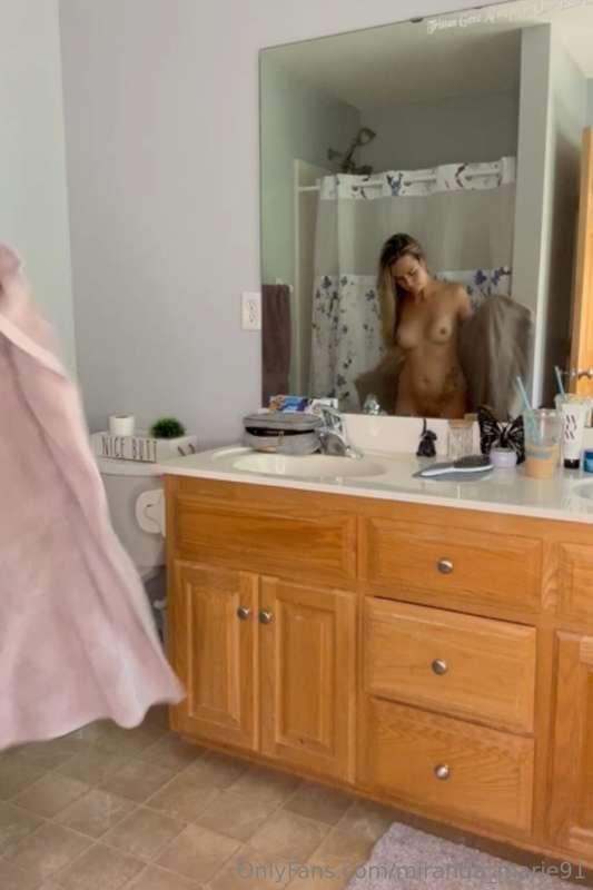 EMBARRASSED NAKED JOI!! You walk in on me fresh out of the s..