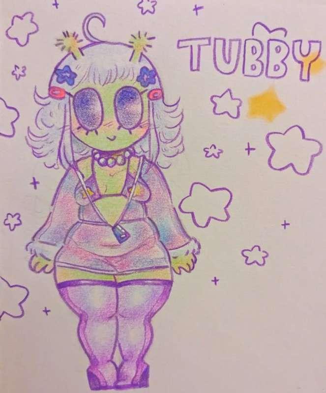 Tubby my lil alien gleep 