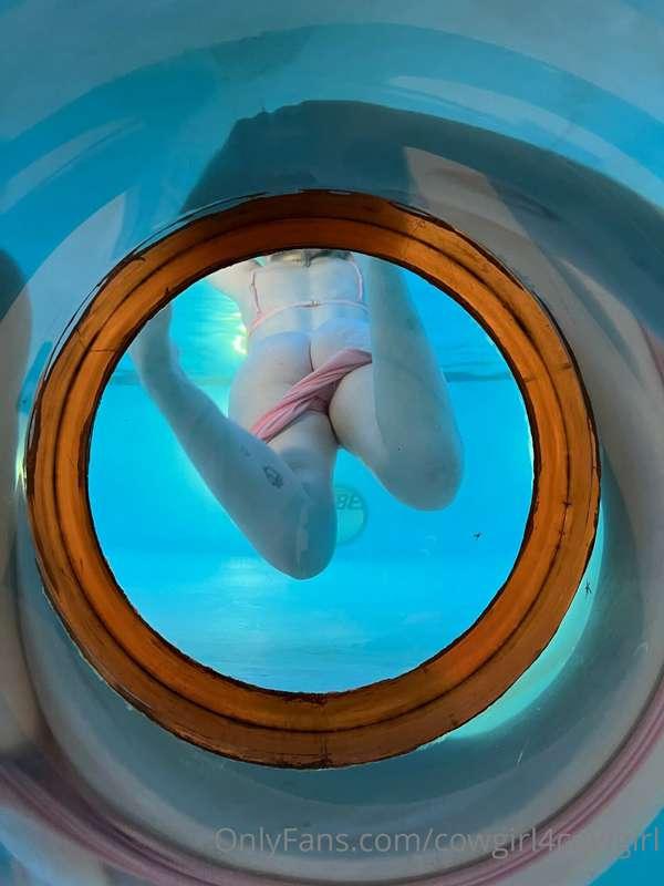 went for a swim and my bottoms slipped off :)