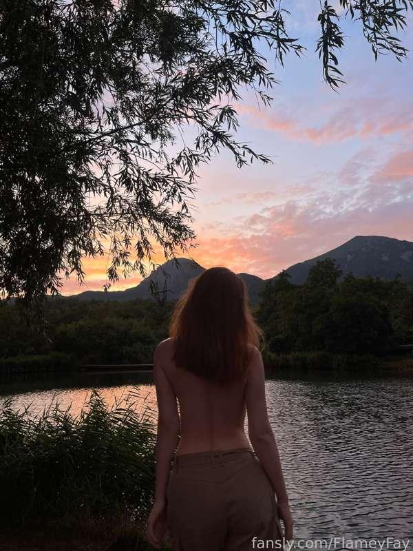 Feeling one with nature is the best thing you can experience &lt;3

✦ #outdoor #lifestyle #gfe #redhead #natural #anime #petite #young #skinny #fyp ✦