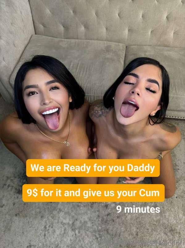 Wanna give us all your milk Daddy? leave the Tip and I perso..