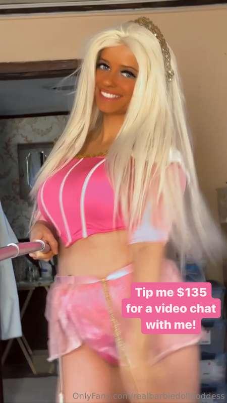 Tip me 135 to video chat with me!