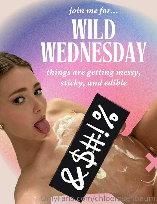 i have something very exciting coming this wednesday night, ..